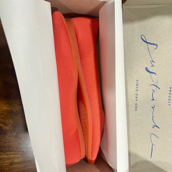 NIB! Discontinued Color! Rothy’s | The Point flats | Tropical Punch | 10 - Picture 5 of 7